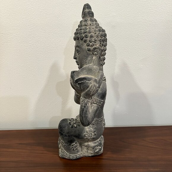 Apropos Home Collection Stone Buddha Tealight Statue - Picture 2 of 5